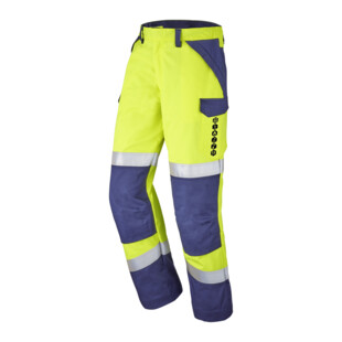 PANTALON ATEX HV 260 XP LINZOR JAUNE FLUO/MARINE