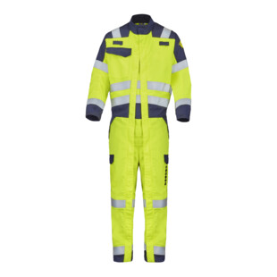 COMBINAISON 2 ZIP ATEX HV 260 XP PANIRI JAUNE FLUO/MARINE