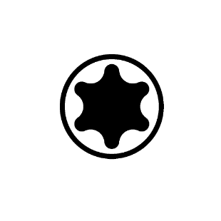 VIS A METAUX TETE FRAISEE SIX LOBES A2 ISO 14581 - (similar DIN 965)