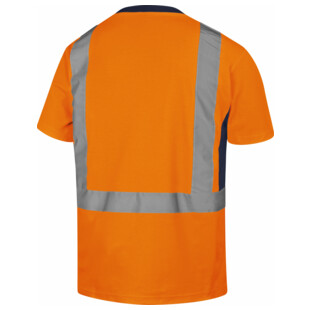 TEE-SHIRT HAUTE VISIBILITE NOVA ORANGE FLUO