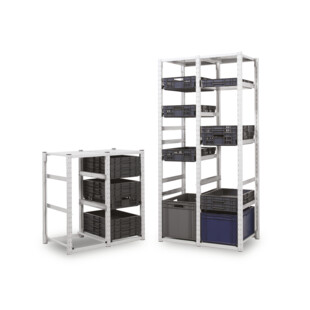 RAYONNAGE PORTE-BACS NORME EUROPE