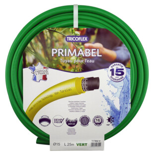 TUYAU D'ARROSAGE PRIMABEL 900 VERT