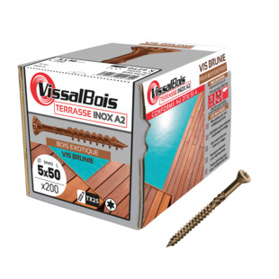 VISSALBOIS TERRASSE INOX A2  BRUNIES