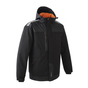PARKA SOFTSHELL TAMIA NOIR/CITROUILLE