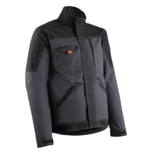 VESTE CRISTOBAL ANTHRACITE-CITROUILLE