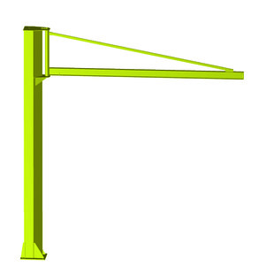 POTENCE SUR FUT TRIANGULEE ROTATION 270°