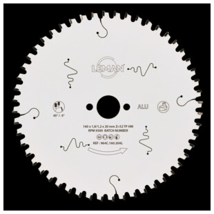 LAME CIRCULAIRE CARBURE FINE ALU LSC.964C.AL