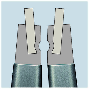 PINCE A CIRCLIPS EXTERIEURS BEC COUDE