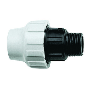 RACCORD PLASTIQUE PE MALE