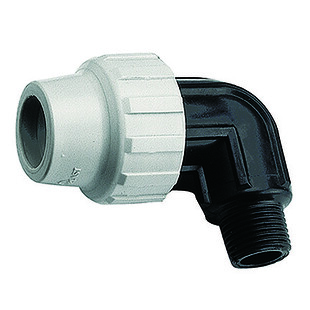 COUDE PLASTIQUE PE MALE