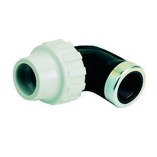 COUDE PLASTIQUE PE  FEMELLE