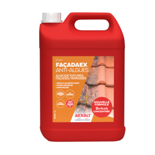 FAÇADAEX ANTI-ALGUES - ALGICIDE TOITURES FAÇADES TERRASSES