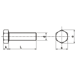 VIS A TETE HEXAGONALE NYLON 6.6