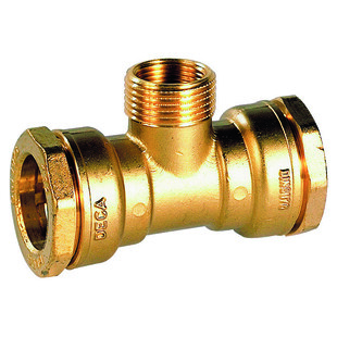 TE MALE POUR TUBE PE