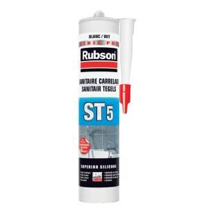 MASTIC SILICONE SANITAIRE ET CARRELAGE ST5 300 ML