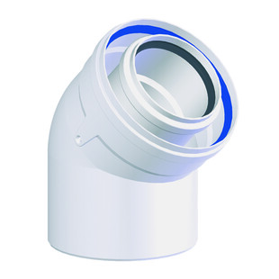 COUDE VENTOUSE Ø 80/125