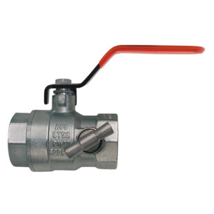 VANNE A SPHERE OT58 CHROME FEMELLE/FEMELLE PLATE+PURGE "ADVANCE"