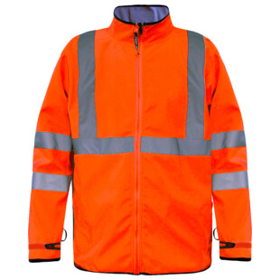 SOFTSHELL BLOUSON FALCON ORANGE/NOIR