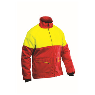 VESTE PRIOR FI005B ROUGE/JAUNE
