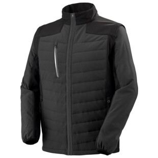 VESTE HYBRIDE CARPATES GRIS CHARCOAL/NOIR