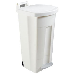 POUBELLE MOBILE A PEDALE MOBILY - BLANC