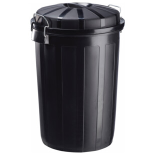 POUBELLE BAZI NOIR 50L - 70L - 95L