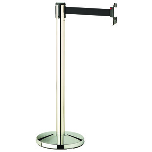 BARRIERE DELIMITATION CEINTURE RETRACTABLE SOCLE PACEO LOT DE 2