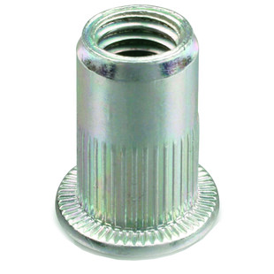 ECROU A SERTIR AVEUGLE ACIER TETE PLATE GOFIX ACPC (BOITE PLASTIQUE)