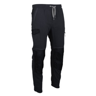 PANTALON MOLLETON TECHNO GRIS/NOIR 1601