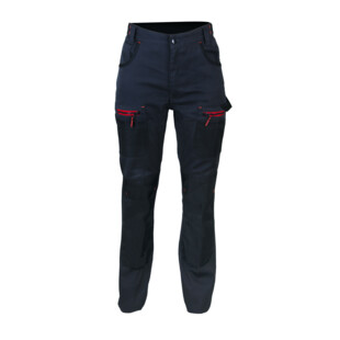 PANTALON TRAVAIL FEMME OLYMPIA GRIS NUIT/NOIR 1577