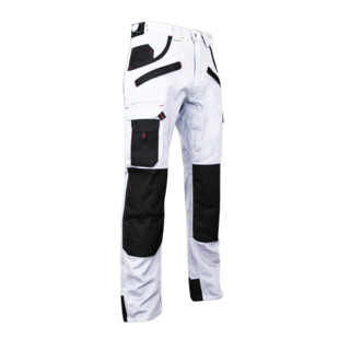 PANTALON DE PEINTRE AEROSOL BLANC/GRIS NUIT 1443