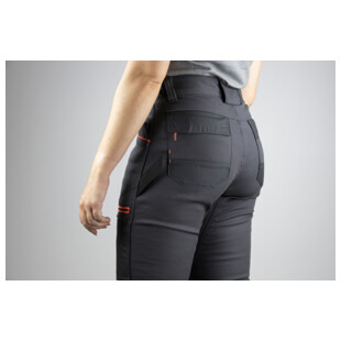 PANTALON TRAVAIL FEMME CHARLOTTE GRIS NUIT/NOIR