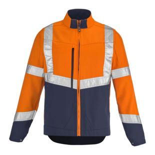 BLOUSON LUTEA PI FLUO ORANGE/NAVY