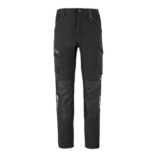 PANTALON STRETCH RULER NOIR/NOIR