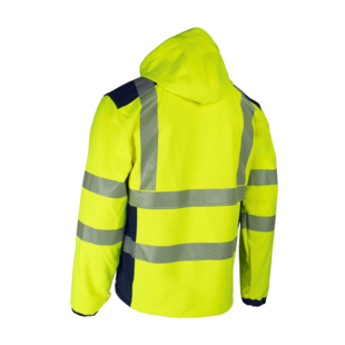 VESTE SOFTSHELL NEBULO GRS JAUNE HV/MARINE