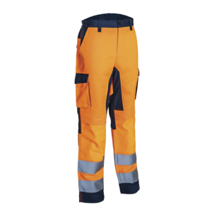 PANTALON HIBANA II ORANGE HV/MARINE