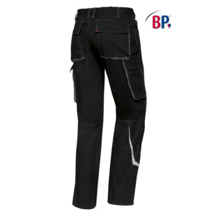 PANTALON DE TRAVAIL REFLECTEURS ET GENOUILLERES NOIR