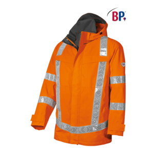 PARKA TOUS TEMPS LONGUE A HAUTE VISIBILITE ORANGE