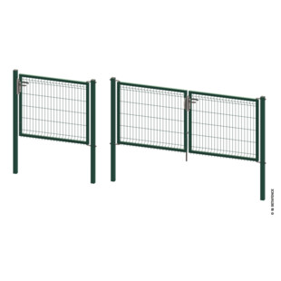 PORTAIL EGIDIA 3D 2 VENTAUX